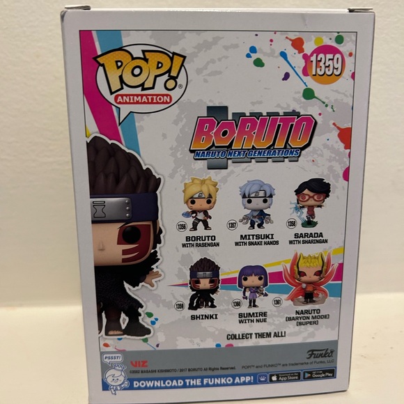 Shinki Funko Pop Vinyl 1359 Boruto Naruto Figure Figurine Collectible Toy - Picture 3 of 5